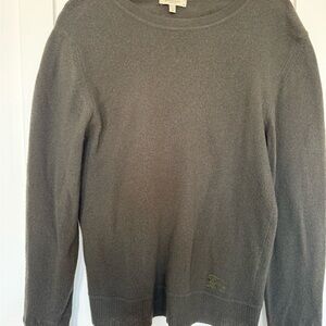 Burberry Men's Dark Green Crewneck Sweater - Medium